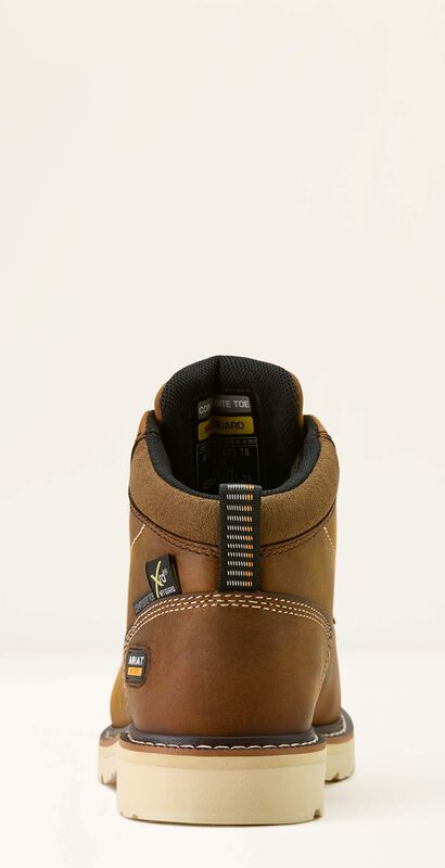 Rebar Lift Chukka MetGuard Composite Toe Work Boot Heel